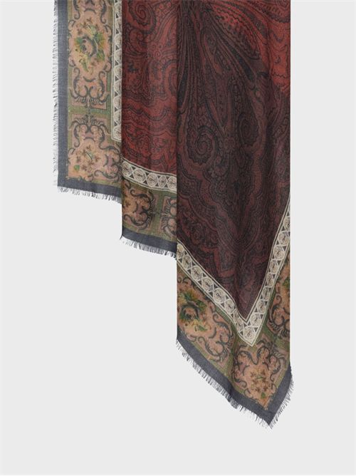 Scialle in cashmere con motivo paisley PIERRE-LOUIS MASCIA | 135X195S518881